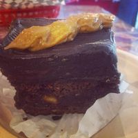 Peanut butter chocolate cake at Doomie's Home Cookin' in Hollywood