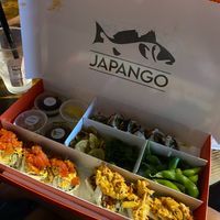 Volcano roll, Mexican roll, and saving Nemo roll at Japango in Orlando