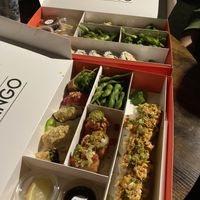 Two vegan “bitch” boxes   at Japango in Orlando