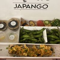 Bitch box with vegan volcano roll  at Japango in Orlando