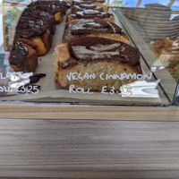 Vegan cinnamon rolls at Trellis Coffee Shop in Ellon