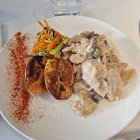 Heura al strogonoff at Celeste in Castelldefels