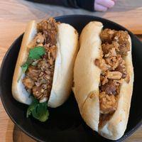 Braissed tempeh banh mi (7,9€) at  Banh Mi Express in Brussels