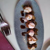 Crujiente de miso y berenjenas at Miss Sushi in Jerez