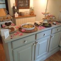 Café interior at Ulriksdals Trädgård Arts & Crafts in Kivik