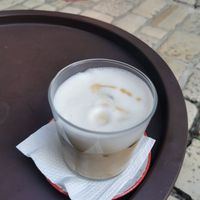 Iced cappuccino at Augusto Specialty Coffee Shop in Rovinj