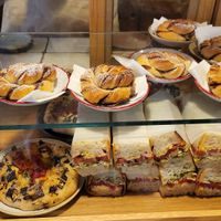Swedish Fika buns and sandwiches at Augusto Specialty Coffee Shop in Rovinj
