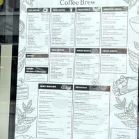 Menu   at Coffee Brew in Krefeld