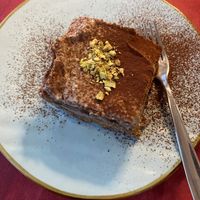 Hazelnut Tiramisu  at MagnEtico Bistrò in Porto Azzurro
