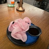 Sweet potato appetizer at Golden Monkey Thai in Limassol