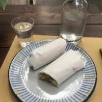 Panini vegano at re BiO in Rome