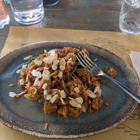 Seitan wok at re BiO in Rome