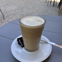 Latte vegan  at Nata Pura in Sintra