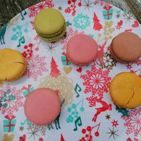 Vegan macarons at Moulin d'Elise in Morlaix