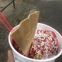 Spaghetti Ice  at Eiscafe Cortina in Cologne