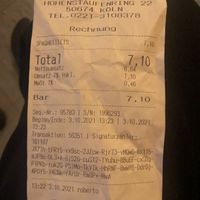 Expensive  at Eiscafe Cortina in Cologne