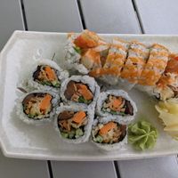 Veggie sushi at Momo Sushi in Kelowna