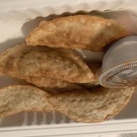 Veggie Gyozas   at Momo Sushi in Kelowna