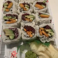 Beet sushi   at Momo Sushi in Kelowna