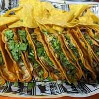 Vegan birria tray at Birria El Gordo in Marietta