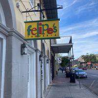 Sign at Felipe's in New Orleans