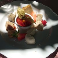 Vegan cheese selection at Restaurant de l'hotel Florence in Bellagio
