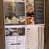 Menu July 2022  at Brunch Cafe in Venice