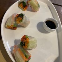 Veggie spring rolls  at Brunch Cafe in Venice