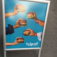 Placard at NuLeaf in New York City