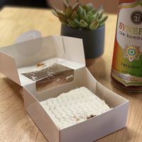 Carrot cake! It’s amazing. I got one last time and had to have it again at NuLeaf in New York City