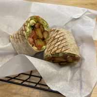 ‘Chicken’ wrap    at NuLeaf in New York City