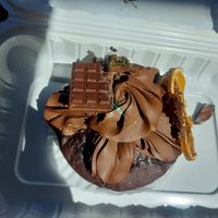 Vegan pastry at Posada Real in Liberia