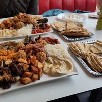 Two lunch plates at Tabouleh in Ghent