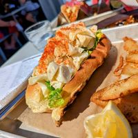 Not-Lobster Roll (hearts of palm) at Stones Throw in York