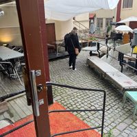 Outside area  at Norra Station Café in Ostersund