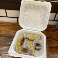 Vegan dumplings 🥟  at Stick To My Pot in New York City