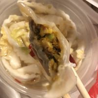 Vegan dumpling   at Stick To My Pot in New York City
