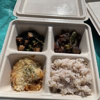 Takeout bento at Plant Based Tokyo in Tokyo
