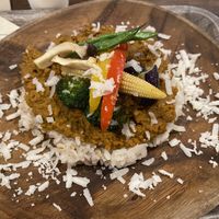 Keema curry at Plant Based Tokyo in Tokyo