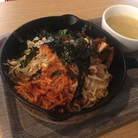 Dolsot bibimbap  at Plant Based Tokyo in Tokyo