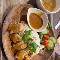 Chick'n rice   at Plant Based Tokyo in Tokyo