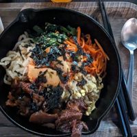 Vegan bibimbap at Plant Based Tokyo in Tokyo