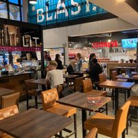 Dining bare in food hall.  at Plant Based Tokyo in Tokyo