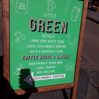 A frame at Little Green Refills in Abergavenny