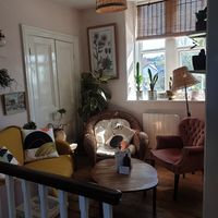 Upstairs at Little Green Refills in Abergavenny