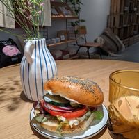 Bagels at Delish Vegan Doughnuts - Malasaña in Madrid