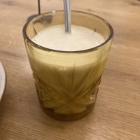 Peanut latte  at Delish Vegan Doughnuts - Malasaña in Madrid