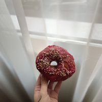 Red velvet   at Delish Vegan Doughnuts - Malasaña in Madrid