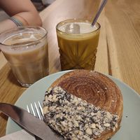 Hazelnut roll 4,5€ at Delish Vegan Doughnuts - Malasaña in Madrid