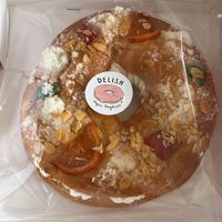 Roscón de reyes (made on demand for holidays) 28€ at Delish Vegan Doughnuts - Malasaña in Madrid
